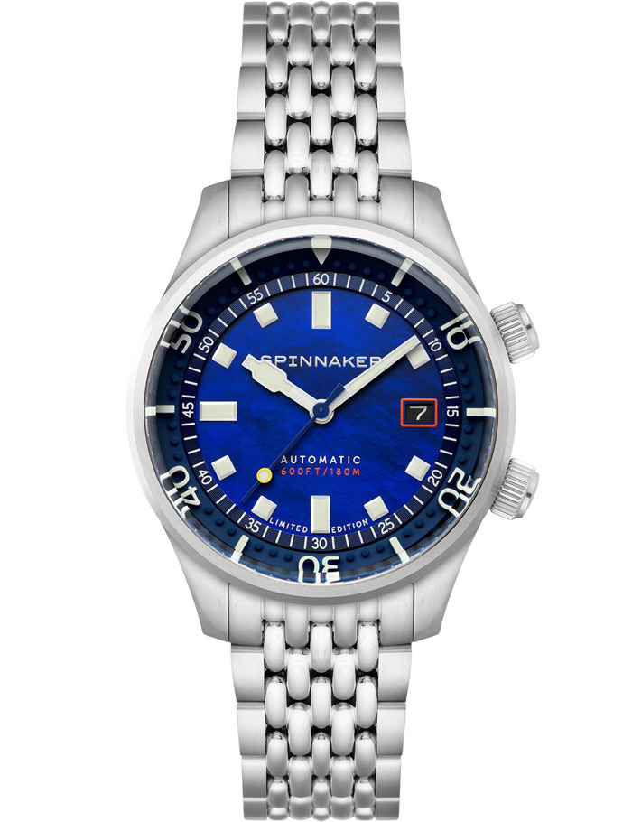 Spinnaker SP-5158-33 Mens Watch Bradner Pearl Diver Automatic Limited 42mm 18ATM 