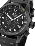 TW-Steel Volante Roloi Xronogafos Batarias me Mavro Dermatino Louraki SVS205