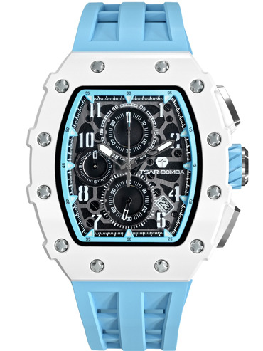 Tsar Bomba TB8204B-02 Mens Watch Elementar Chronograph 44mm 5ATM 