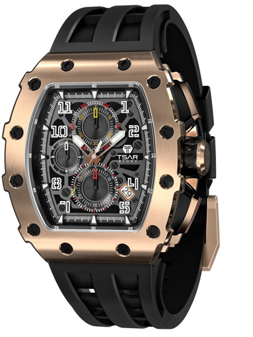 Tsar Bomba TB8204Q-07 Mens Watch Elementar Chronograph 44mm 5ATM 