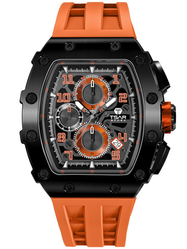 Tsar Bomba TB8204Q-12 Mens Watch Elementar Chronograph 44mm 5ATM 