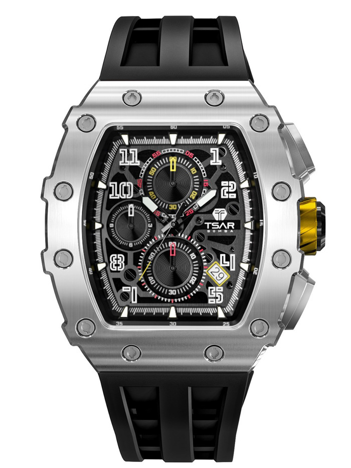 Tsar Bomba TB8204Q-13 Mens Watch Elementar Chronograph 44mm 5ATM 