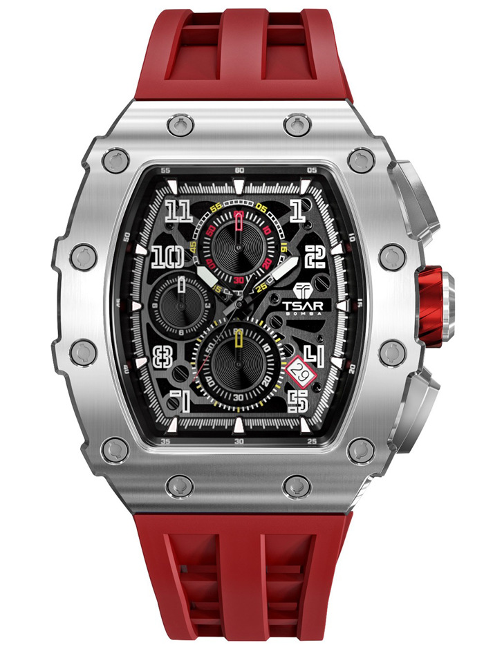 Tsar Bomba TB8204Q-33 Mens Watch Elementar Chronograph 44mm 5ATM 