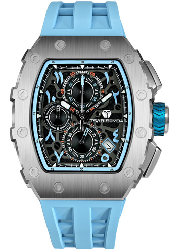 Tsar Bomba TB8204QA-05 Mens Watch Elementar Chronograph 44mm 5ATM 