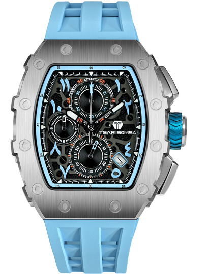 Tsar Bomba TB8204QA-05 Mens Watch Elementar Chronograph 44mm 5ATM 