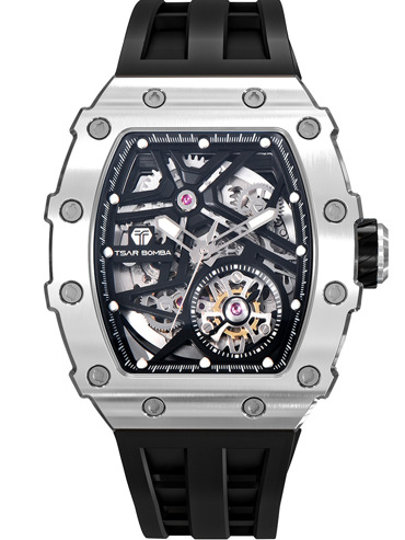 Tsar Bomba TB8209A-01 Mens Watch Elementar Automatic 44mm 5ATM 