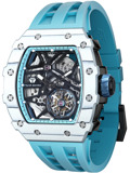 Tsar Bomba TB8209CF-06 Mens Watch Elementar Carbon Fiber Automatic 44mm 5ATM 