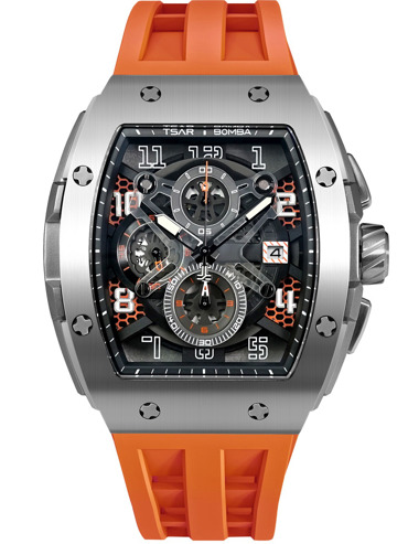 Tsar Bomba TB8211Q-02 Mens Watch Elementar Chronograph 52mm 5ATM 
