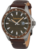 Timberland Swampscott Roloi Batarias me Kafe Dermatino Louraki TBL15941JYUK.53