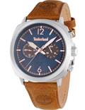 Timberland Williston Roloi Batarias me Kafe Dermatino Louraki TDWGF0028204