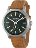 Timberland Driscoll Roloi Batarias me Kafe Dermatino Louraki TDWGF2231002