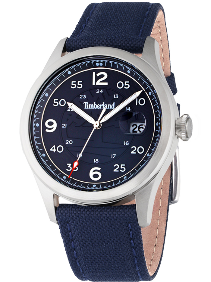 Timberland Cornwall Roloi Batarias me Ble Dermatino Louraki TDWGN2237505