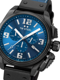 TW-Steel Canteen Limited Edition Roloi Xronogafos Batarias me Ble Dermatino Louraki TW1016