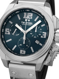 TW-Steel Canteen Roloi Xronogafos Batarias me Ggri Dermatino Louraki TW1114