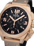 TW-Steel Canteen Roloi Xronogafos Batarias me Mavro Dermatino Louraki TW1115