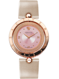 Versace Eon Roloi Batarias me Bez Dermatino Louraki VE7900420