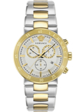 Versace Urban Mystique Roloi Xronogafos Batarias me Xruso / Asimi Metalliko Brasele VEPY00620