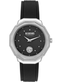 Versus by Versace Paradise Cove Roloi Batarias me Mavro Dermatino Louraki VSPZL0121