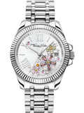 Thomas Sabo WA0381-201-201 Ladies Watch Flowers 33mm 5ATM 