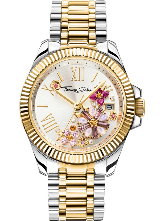 Thomas Sabo WA0382-291-201 Ladies Watch Flowers 33mm 5ATM 