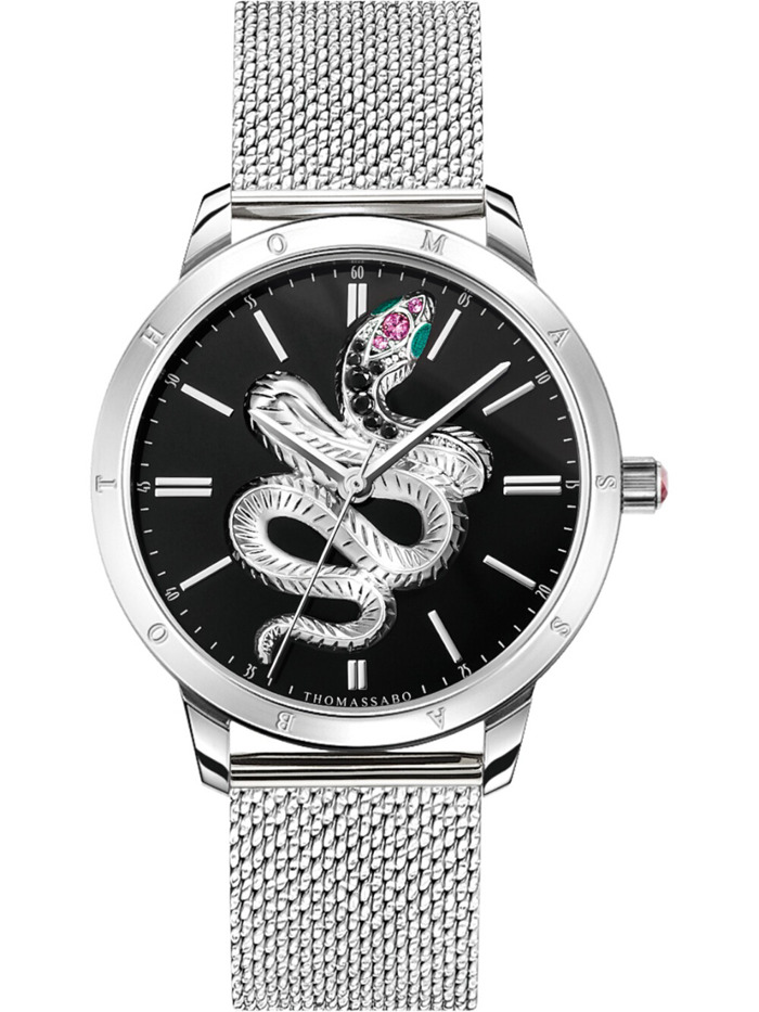 Thomas Sabo WA0383-201-203 Ladies Watch Snake 33mm 5ATM 