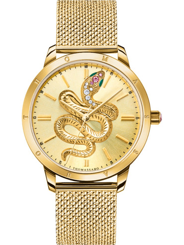 Thomas Sabo WA0384-264-207 Ladies Watch Snake 33mm 5ATM 