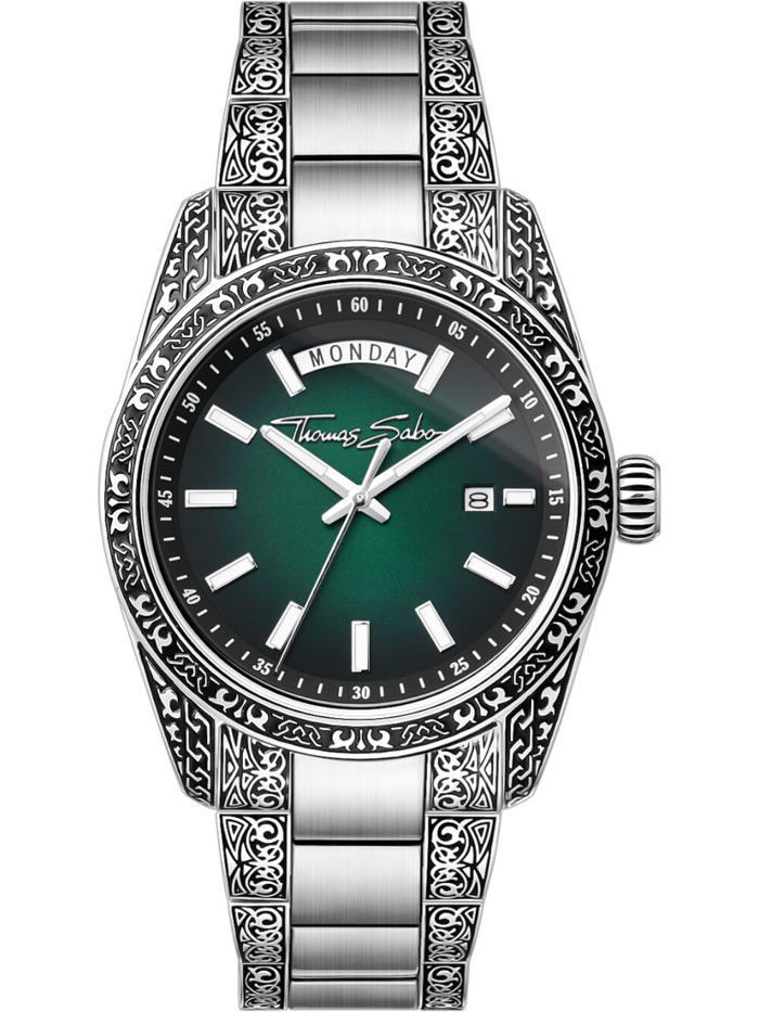 Thomas Sabo WA0440-201-211 Mens Watch Rebel At Heart Revive 40mm 5ATM 