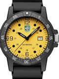 Luminox Sea Bass Roloi Batarias me Mavro Kaoutsouk Louraki X2.2005