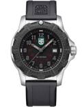 Luminox Manta Ray Steel Roloi Batarias me Mavro Kaoutsouk Louraki X2.2132