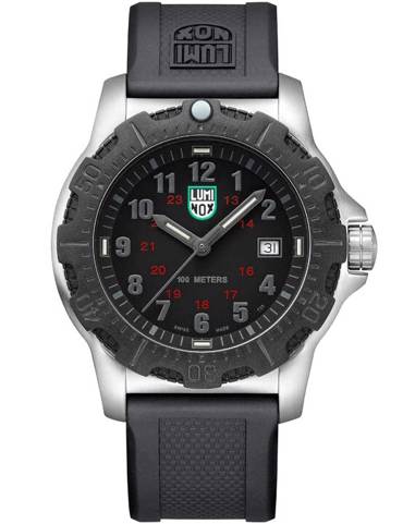 Luminox Manta Ray Steel Ρολόι Μπαταρίας με Μαύρο Καουτσούκ Λουράκι X2.2132