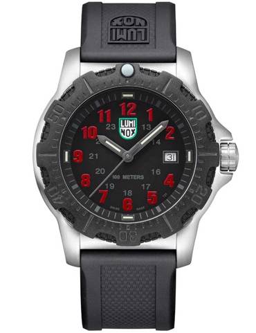 Luminox Manta Ray Steel Ρολόι Μπαταρίας με Μαύρο Καουτσούκ Λουράκι X2.2145