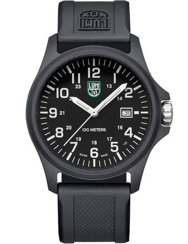 Luminox Patagonia Carbonox Ρολόι Μπαταρίας με Μαύρο Καουτσούκ Λουράκι X2.2401