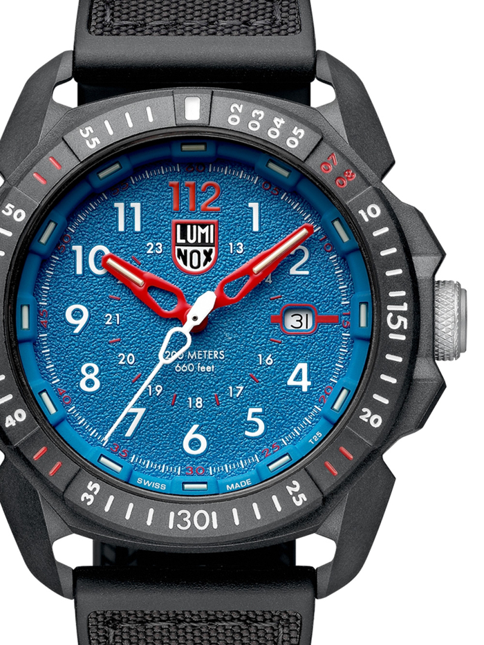 Luminox ICE-SAR Arctic Roloi Batarias me Mavro ufasmatino Louraki XL.1003