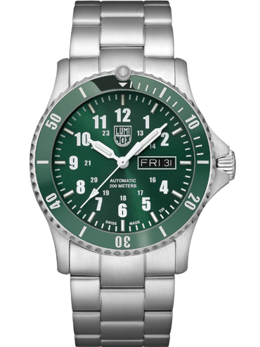 Luminox Sport Timer  Ρολόι Αυτόματο με Ασημί Μεταλλικό Μπρασελέ XS.0937