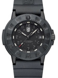 Luminox Original Navy Seal Roloi Batarias me Mavro Kaoutsouk Louraki XS.3001.EVO.BO.S