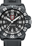 Luminox Navy Seal Colormark 3050 Series Roloi Batarias me Mavro Kaoutsouk Louraki XS.3051.F