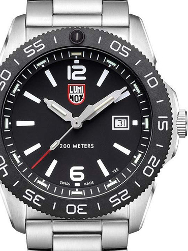 Luminox Pacific Diver Ρολόι Μπαταρίας με Ασημί Μεταλλικό Μπρασελέ XS.3122
