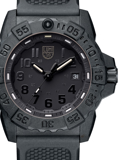 Luminox Navy Seal Roloi Batarias me Mavro Kaoutsouk Louraki XS.3501.BO.F