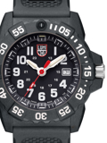 Luminox Navy Seal Roloi Batarias me Mavro Kaoutsouk Louraki XS.3501.F