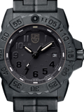 Luminox Navy Seal Roloi Batarias me Mavro Kaoutsouk Louraki XS.3502.BO.L