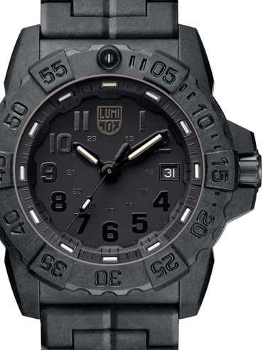 Luminox Navy Seal Ρολόι Μπαταρίας με Μαύρο Καουτσούκ Λουράκι XS.3502.BO.L