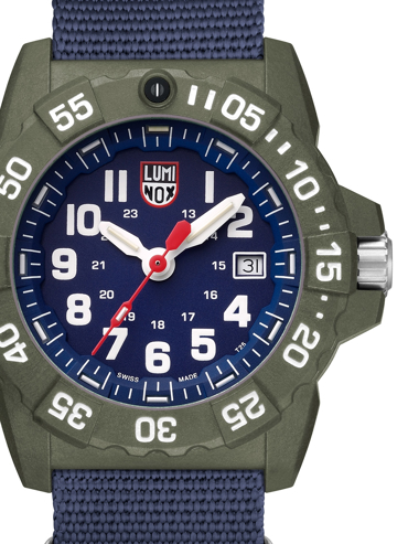Luminox Navy Seal Ρολόι Μπαταρίας με Μπλε Καουτσούκ Λουράκι XS.3503.ND