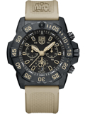 Luminox Navy Seal Foundation Roloi Xronogafos Batarias me Bez Kaoutsouk Louraki kai Prasino ufasmatino Louraki XS.3590.NSF.SET