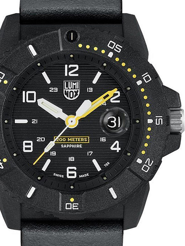 Luminox Navy Seal Roloi Batarias me Mavro Kaoutsouk Louraki XS.3601