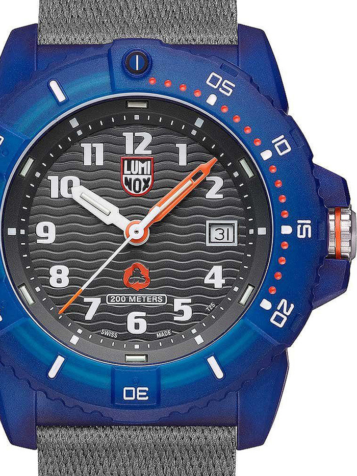 Luminox #tide Eco Roloi Batarias me Ggri ufasmatino Louraki XS.8902.ECO