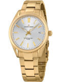 Jacques Lemans Derby Roloi Batarias me Xruso Metalliko Brasele 1-1859K