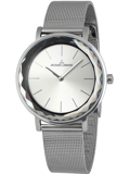 Jacques Lemans Nice Roloi Batarias me Asimi Metalliko Brasele 1-2054F