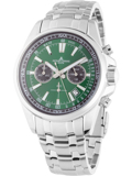 Jacques Lemans Liverpool Roloi Xronogafos Batarias me Asimi Dermatino Louraki 1-2117ZD