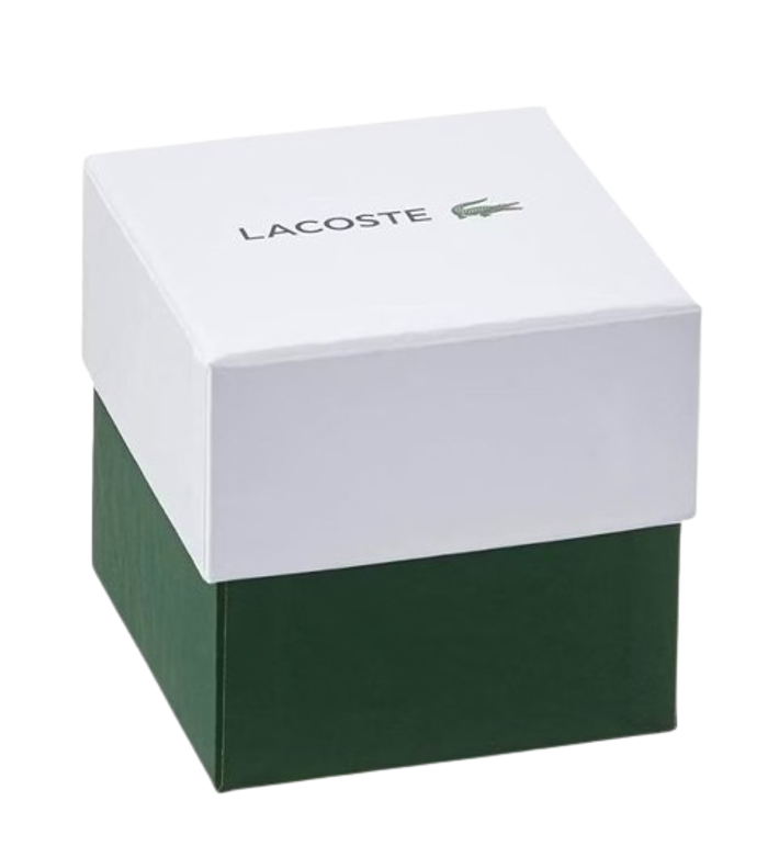 Lacoste Bali Roloi Batarias me Roz Xruso Metalliko Brasele 2001036