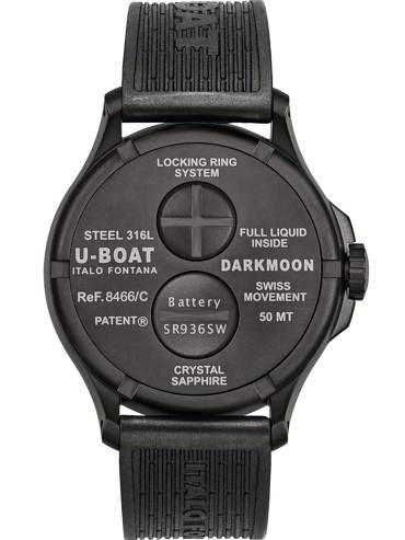 U-Boat 8466/D Darkmoon Red IPB 44mm 5ATM